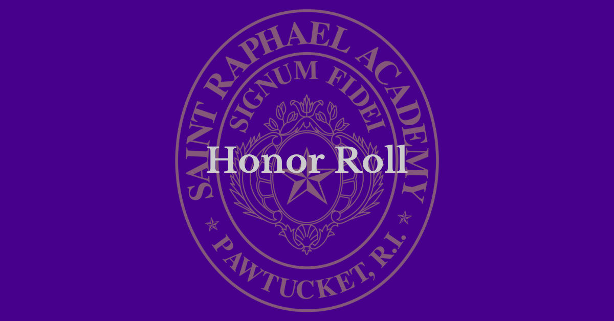 Saint Raphael Academy Announces First Quarter Honor Roll